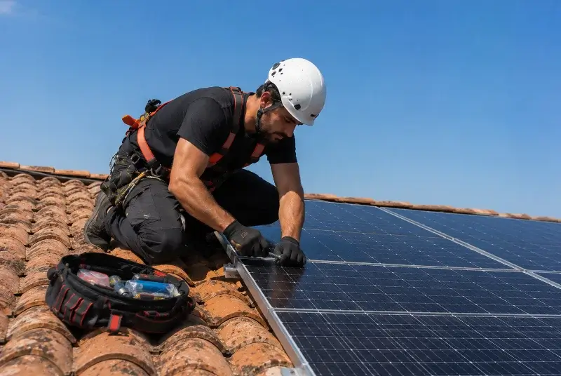 Maintenance et monitoring de panneaux solaires à Monswiller