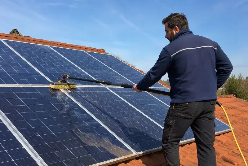 Nettoyage et entretien de panneaux solaires à Monswiller